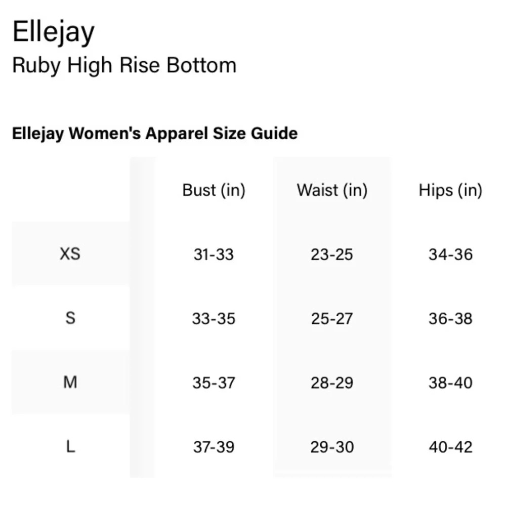 Ruby High Rise Bottom
Ellejay - Picture 5 of 6